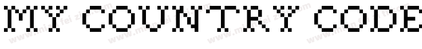 my country code字体转换